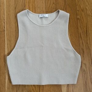 Aritzia Babaton Sculpt Knit Cropped Tank Top